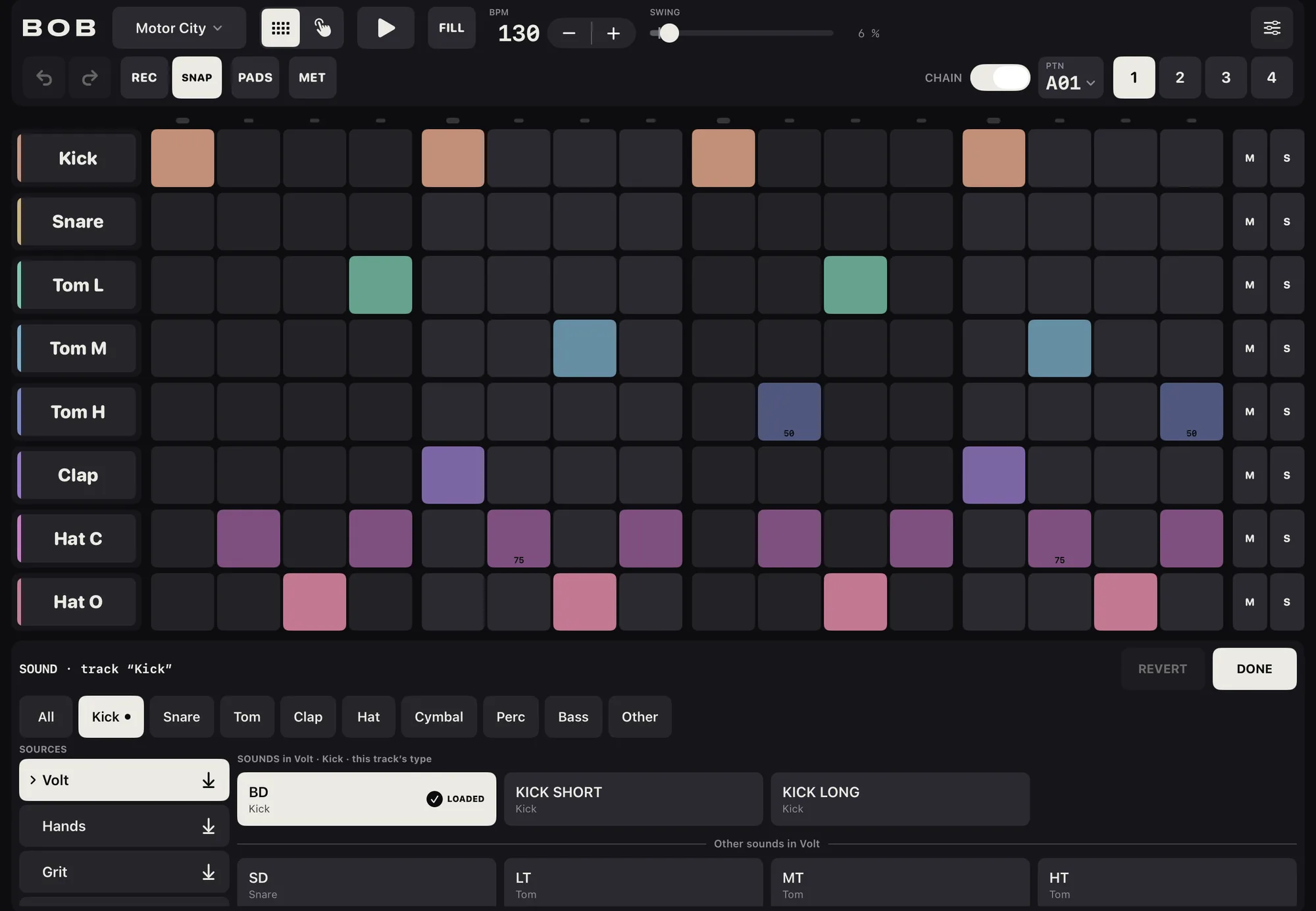 Sound browser view